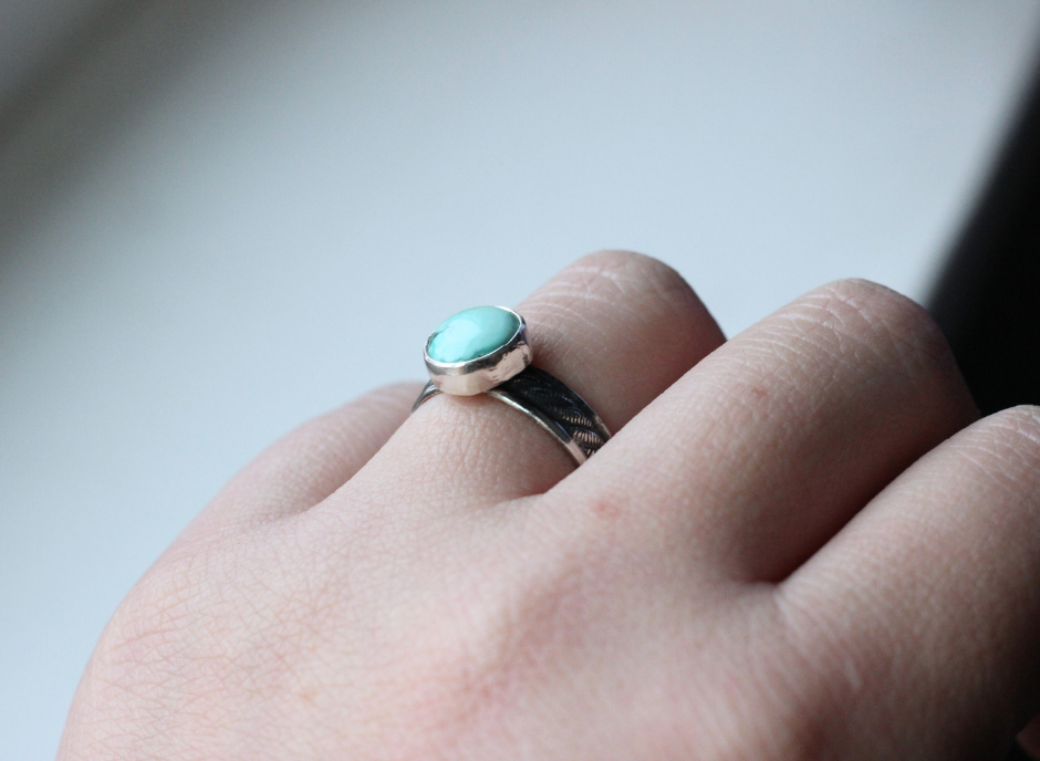 Turquoise Ring // Size 9