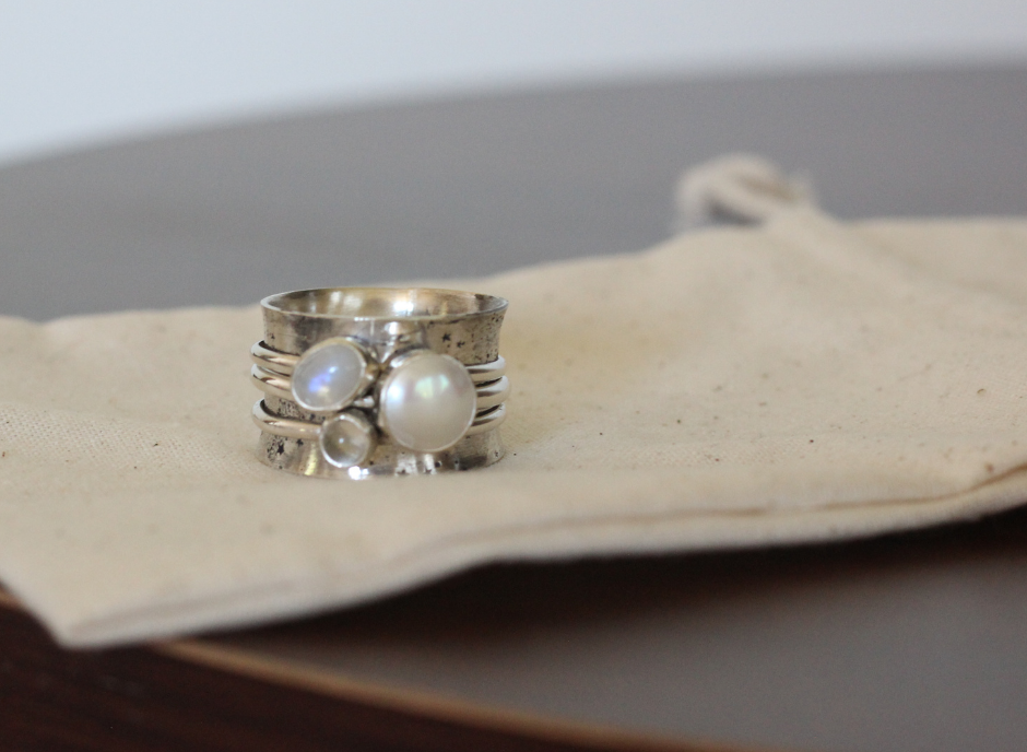 Tidal Spinner Ring // Size 8.75