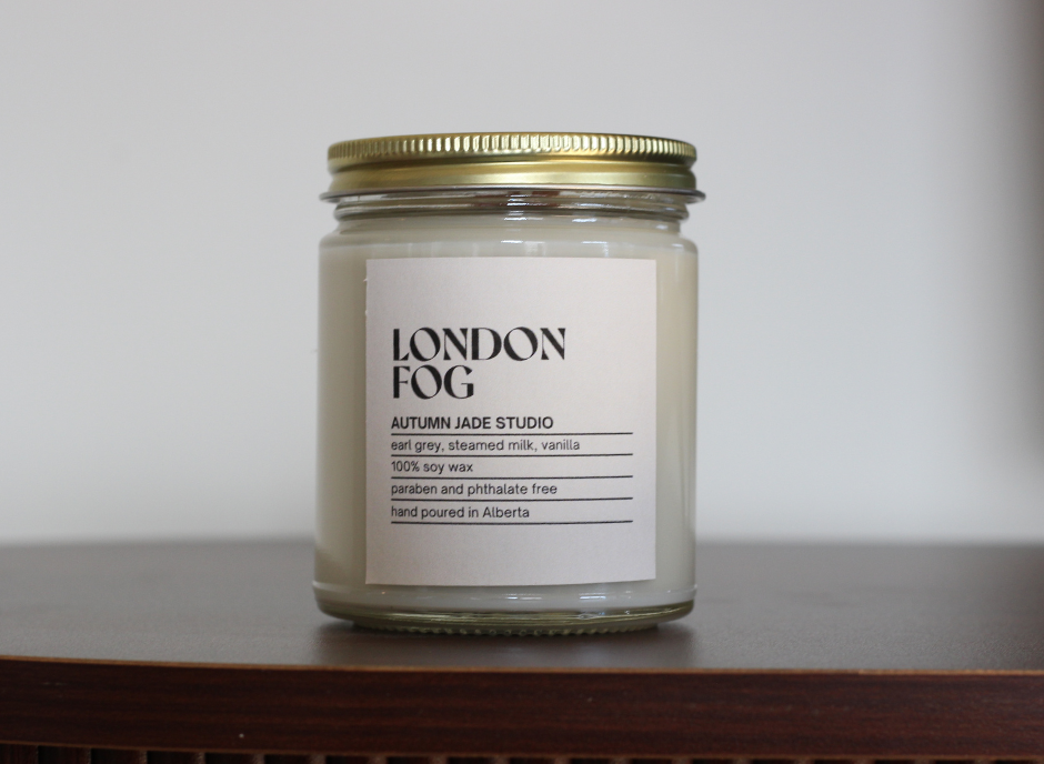 London Fog // Wood Wick Candle