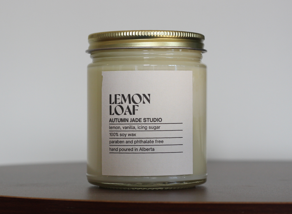 Lemon Loaf // Wood Wick Candle