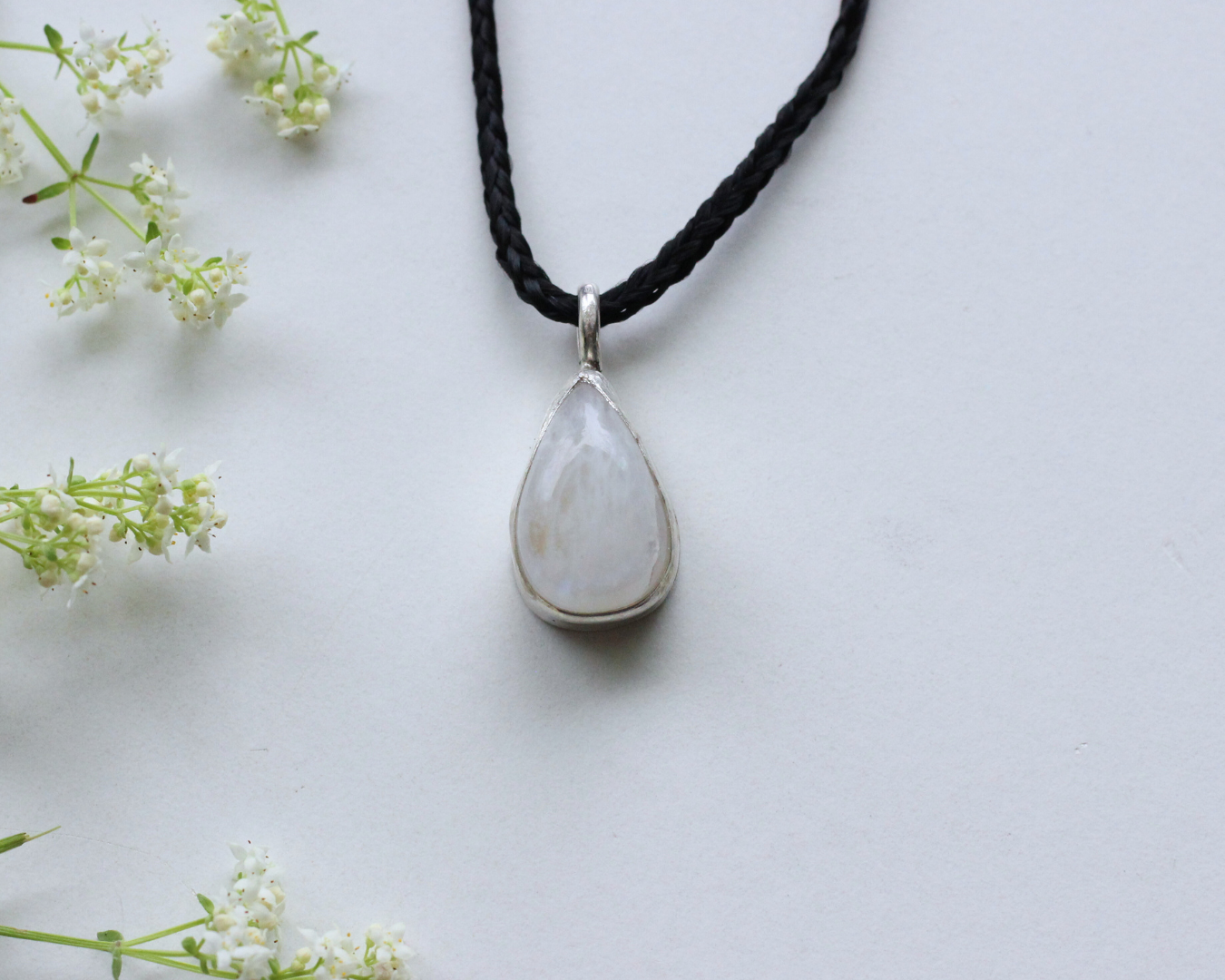 Rainbow Moonstone Pendant