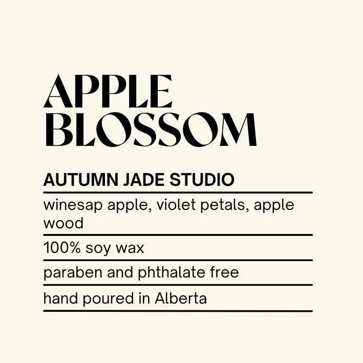 Apple Blossom // Wood Wick Candle