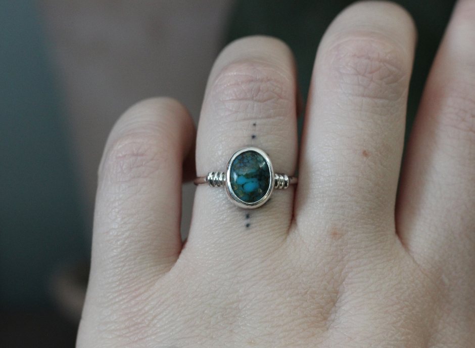 Turquoise Ring // Size 9