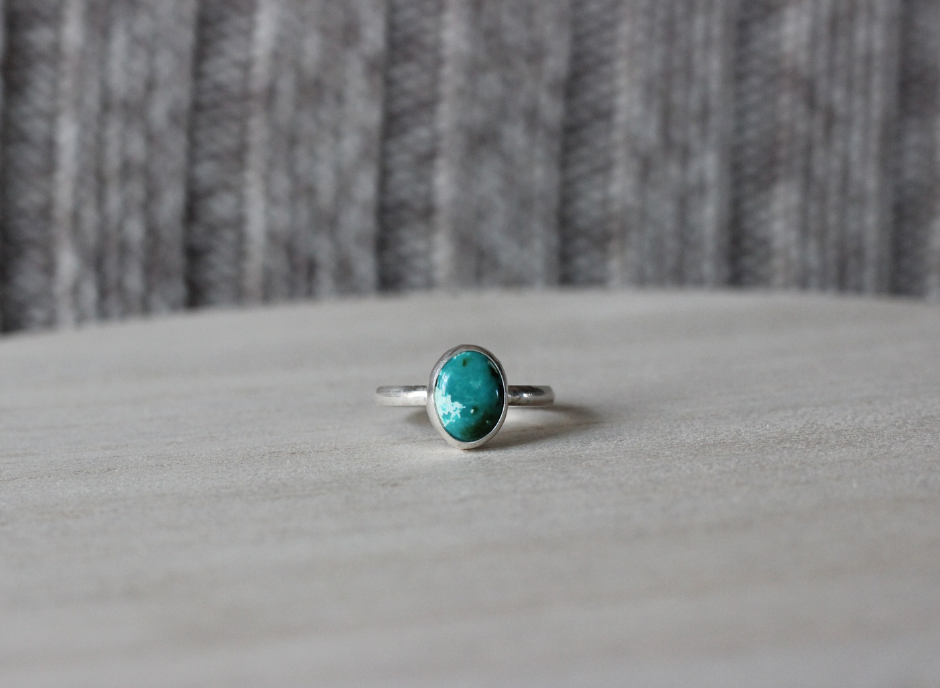 Turquoise Ring // Size 9