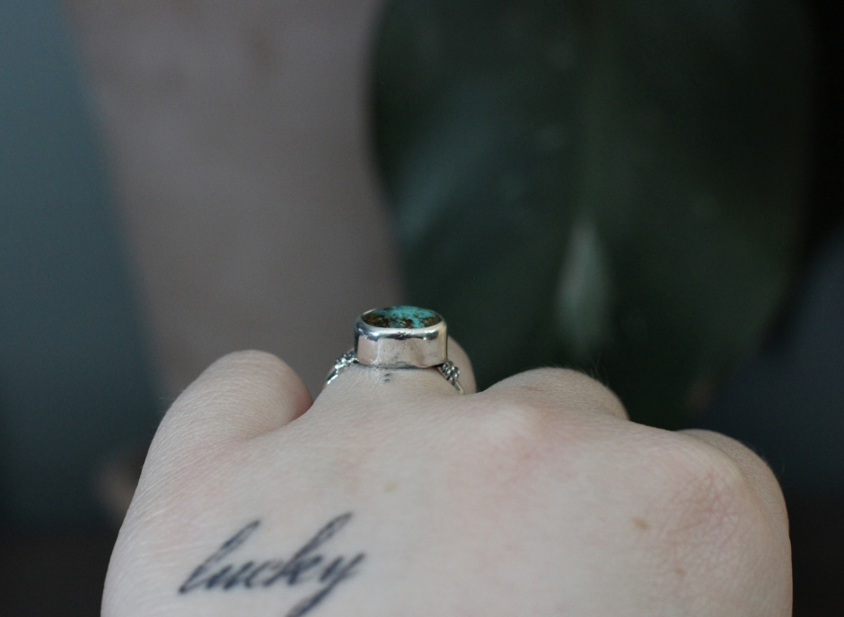 Turquoise Ring // Size 8