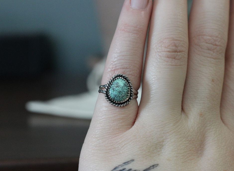 Turquoise Ring // Size 5