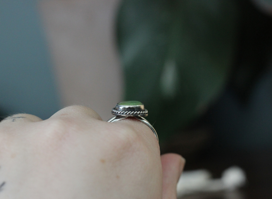 Turquoise Ring // Size 10.75