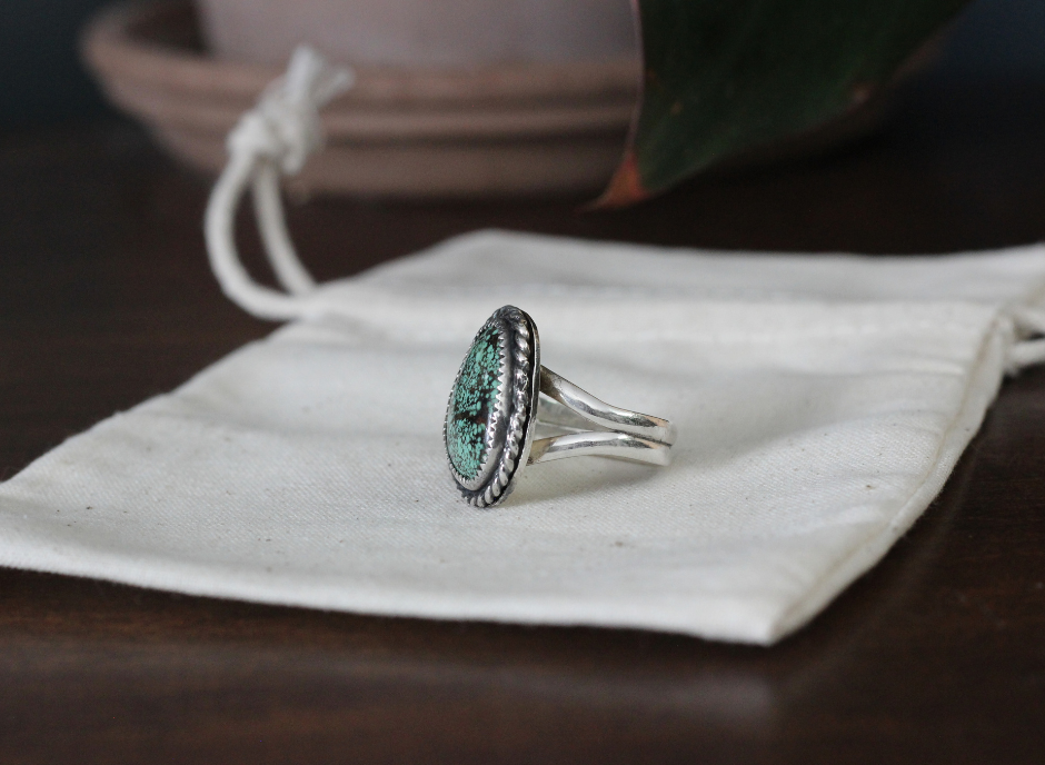 Turquoise Ring // Size 9