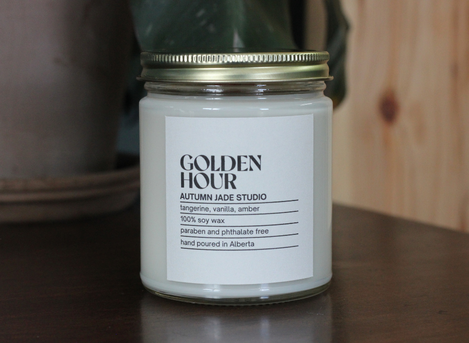 Golden Hour // Wood Wick Candle