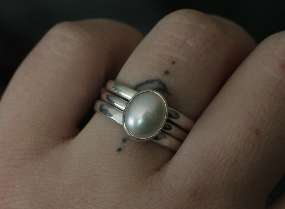 Classic Pearl Ring // Made to Order