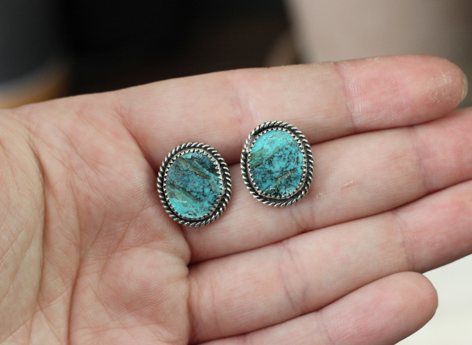 Turquoise Stud Earrings