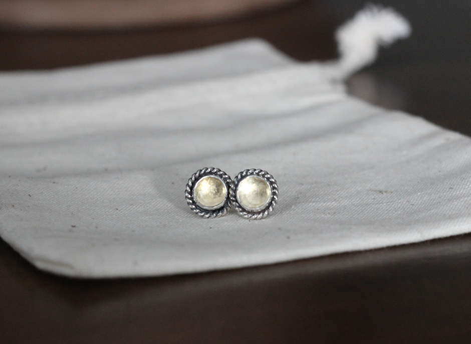 Citrine Lasso Studs