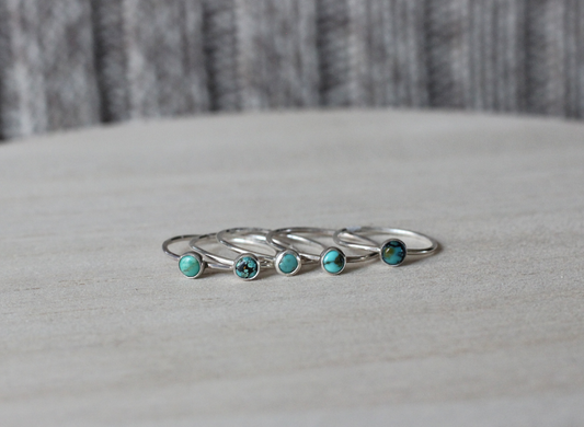 Turquoise Mini Stacker // Choose your size