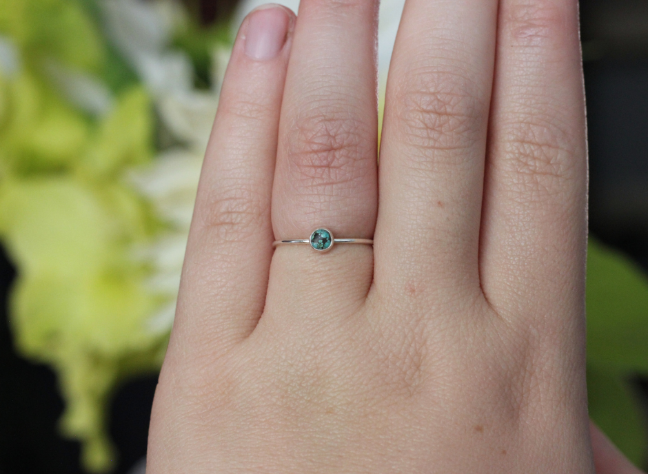 Turquoise Mini Stacker // Choose your size