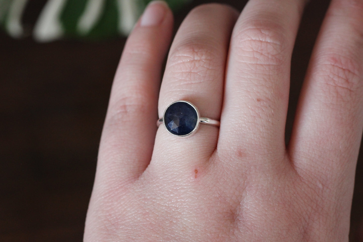 Blue Sapphire Ring // Choose your stone and size