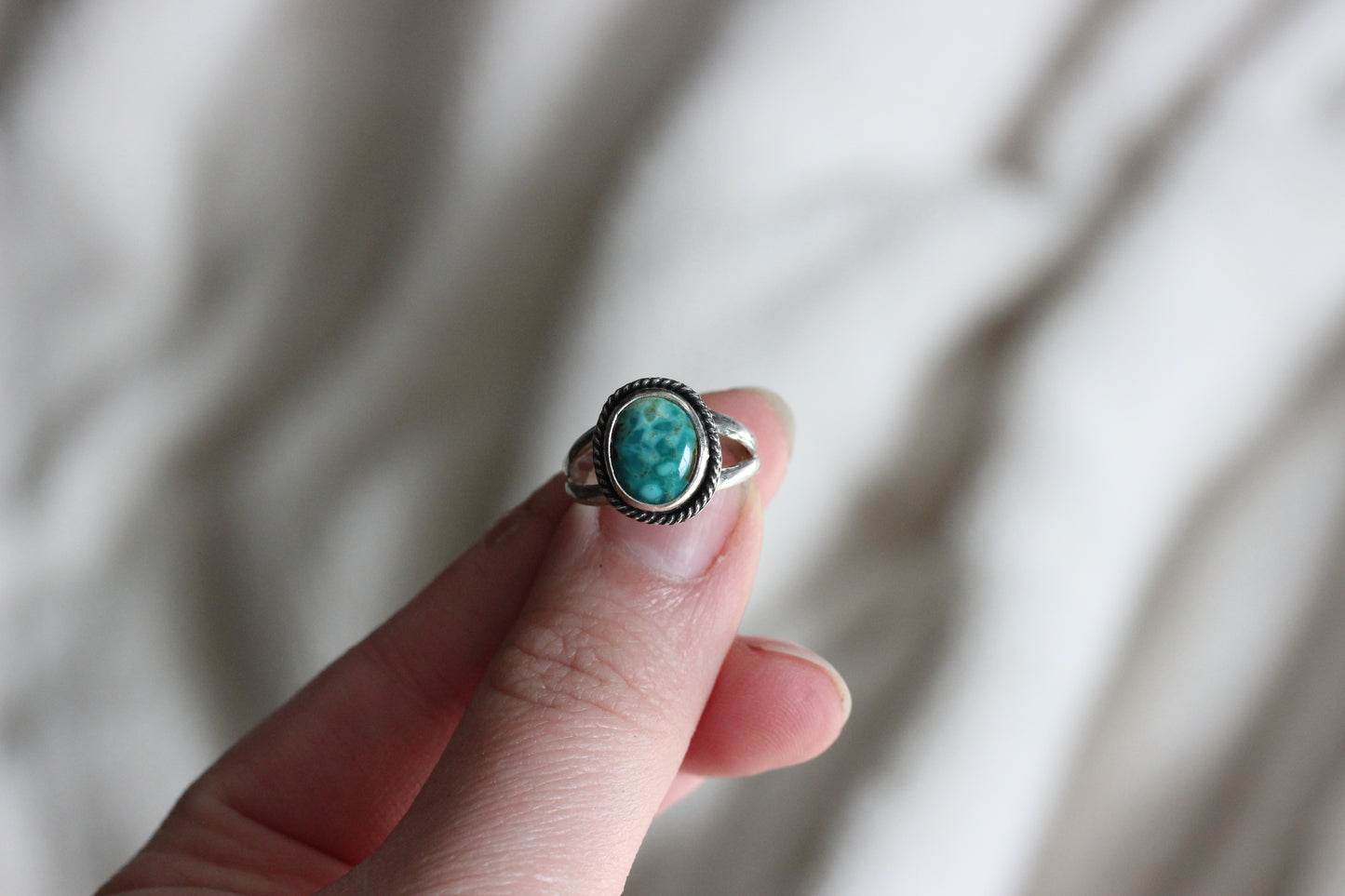 Turquoise Ring // Size 7.5