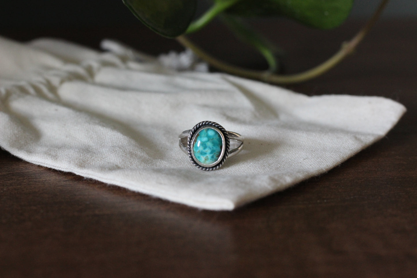 Turquoise Ring // Size 7.5