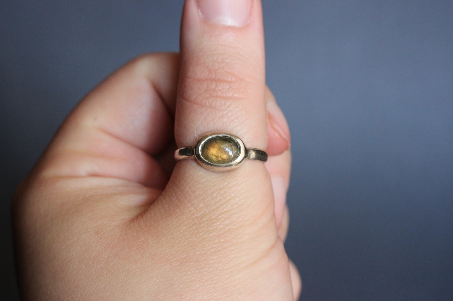 Labradorite Ring // Size 9