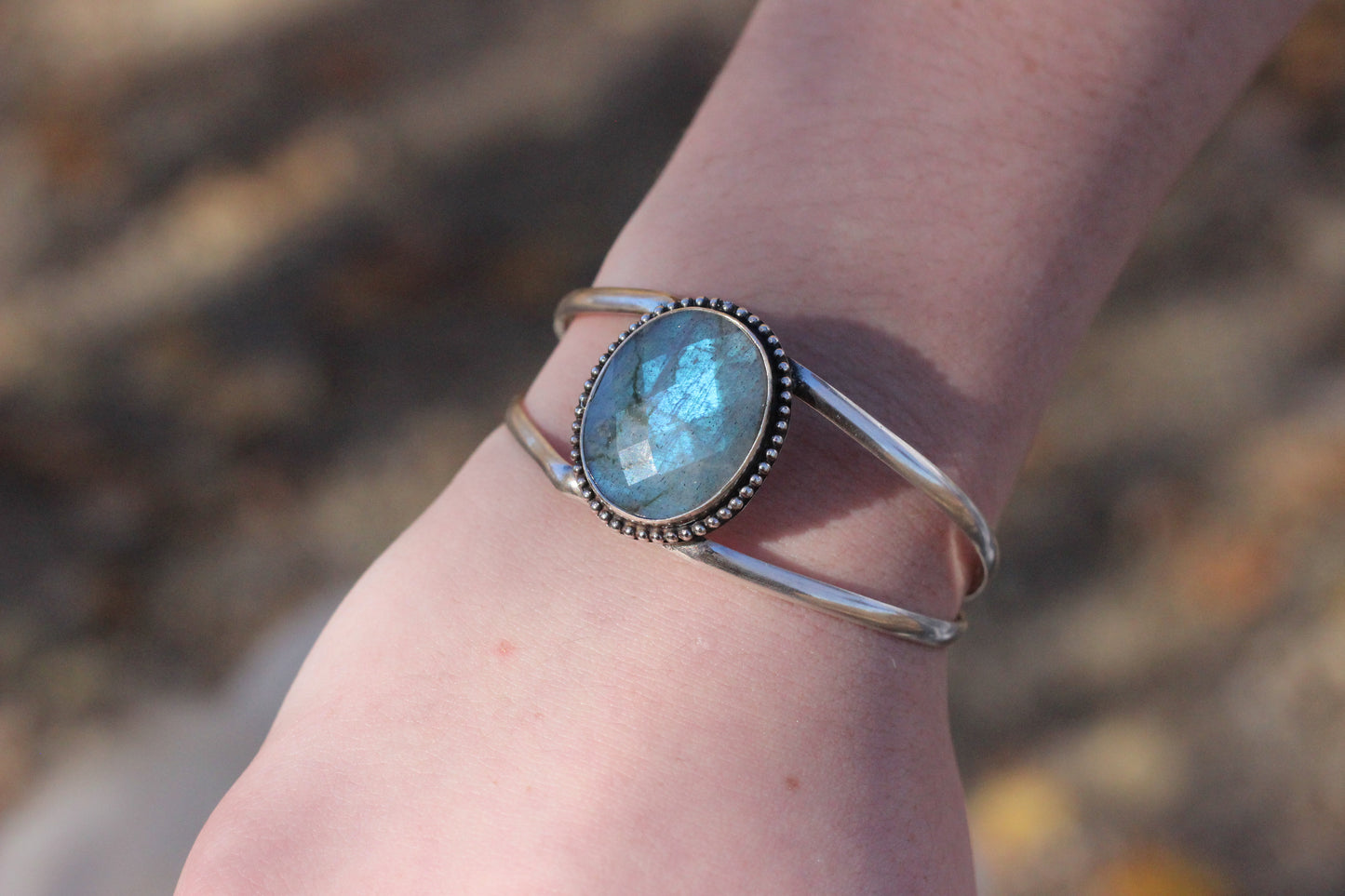 Blue Labradorite Cuff