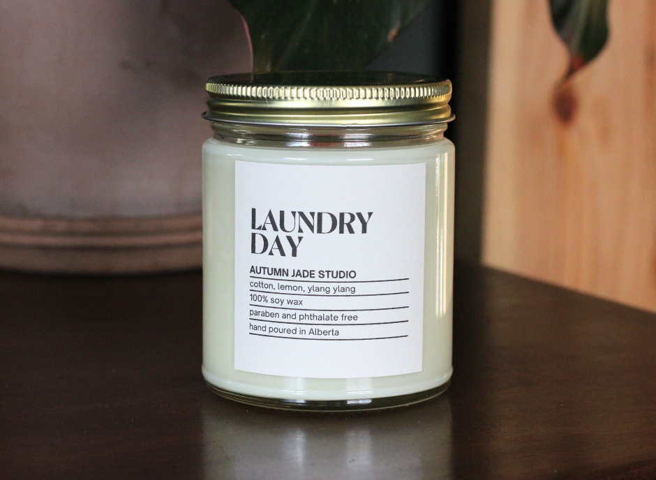 Laundry Day // Wood Wick Candle // CLEARANCE