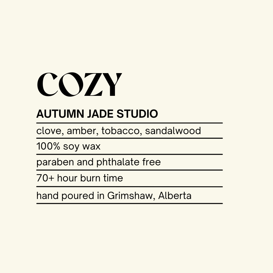 Cozy // Wood Wick Candle