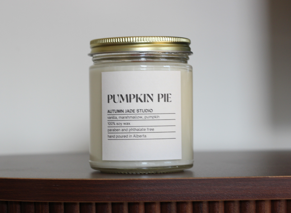 Pumpkin Pie // Wood Wick Candle