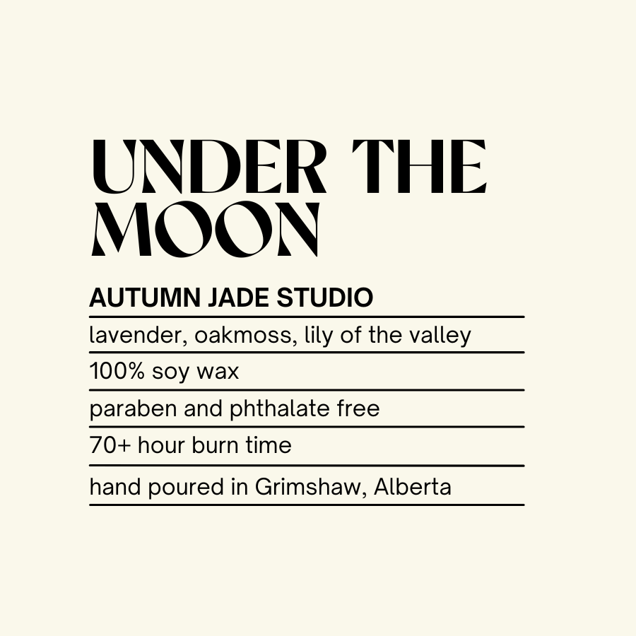 Under the Moon // Wood Wick Candle
