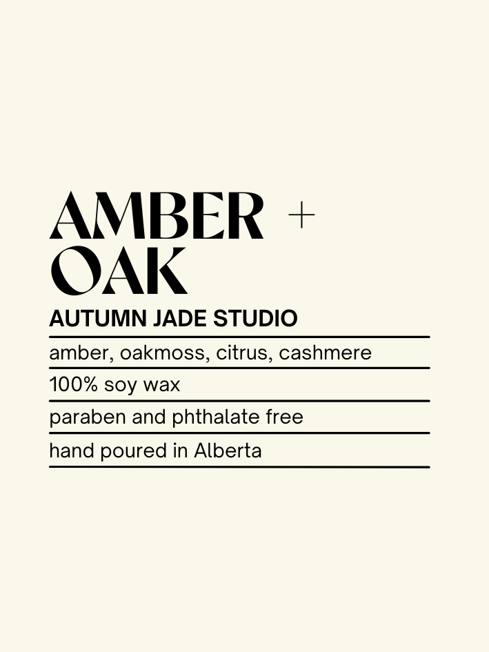 Amber + Oak // Wax Melt