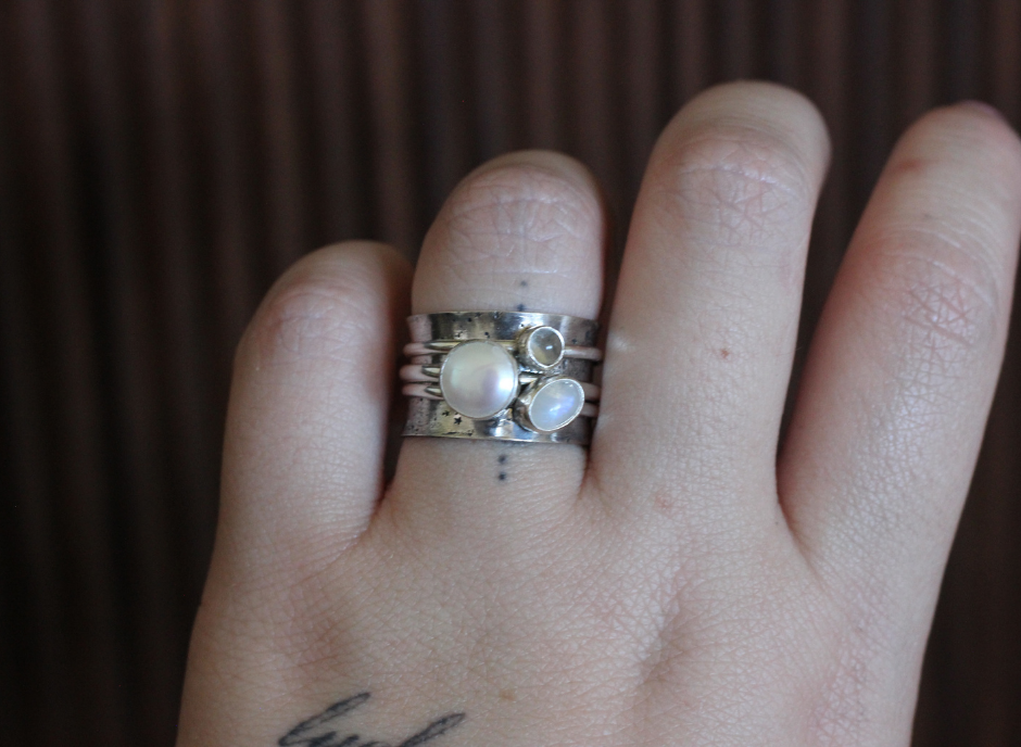 Tidal Spinner Ring // Size 8.75