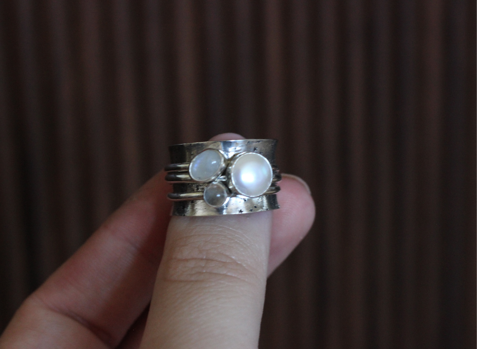 Tidal Spinner Ring // Size 8.75