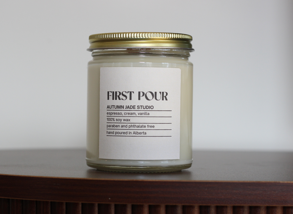 First Pour // Wood Wick Candle