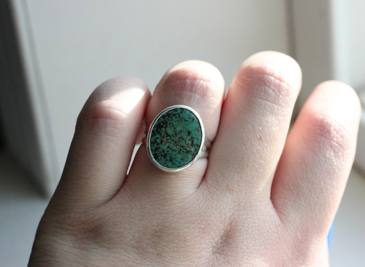 Turquoise Ring // Size 7.75
