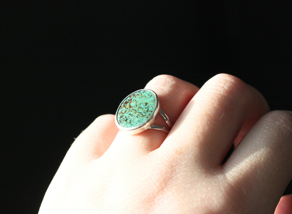 Turquoise Ring // Size 7.75