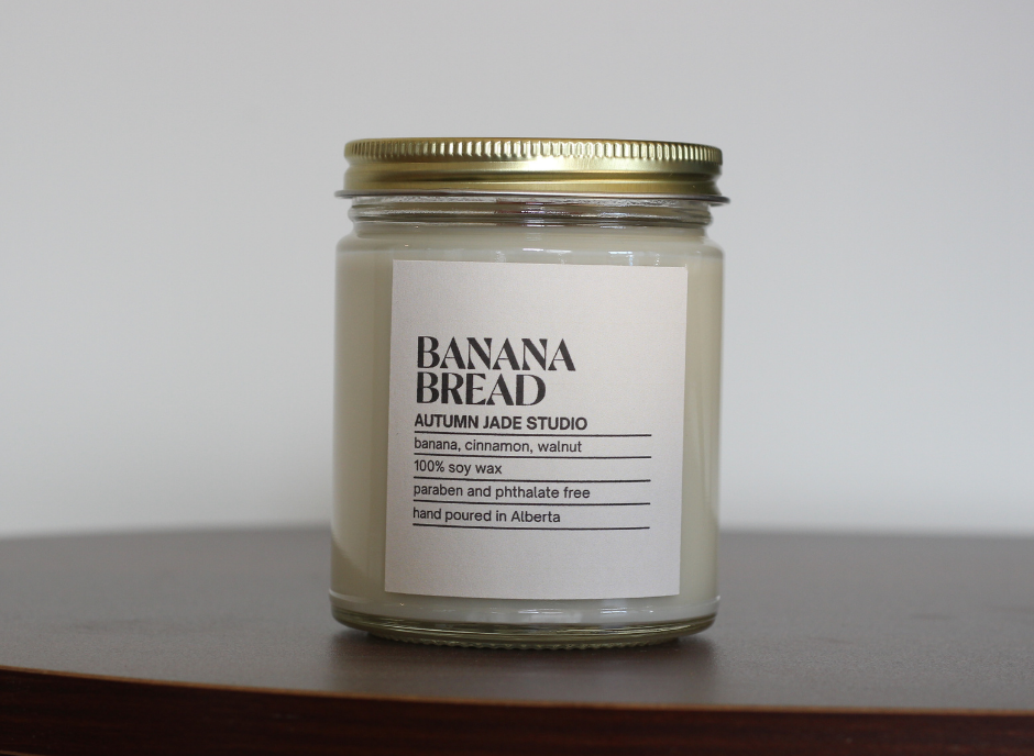 Banana Bread // Wood Wick Candle