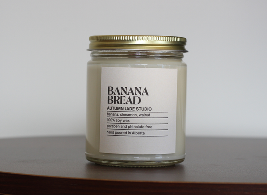 Banana Bread // Wood Wick Candle