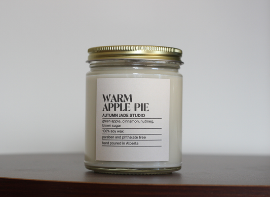 Warm Apple Pie // Wood Wick Candle