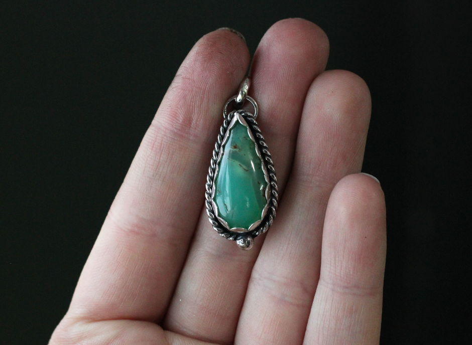 Chrysoprase Pendant