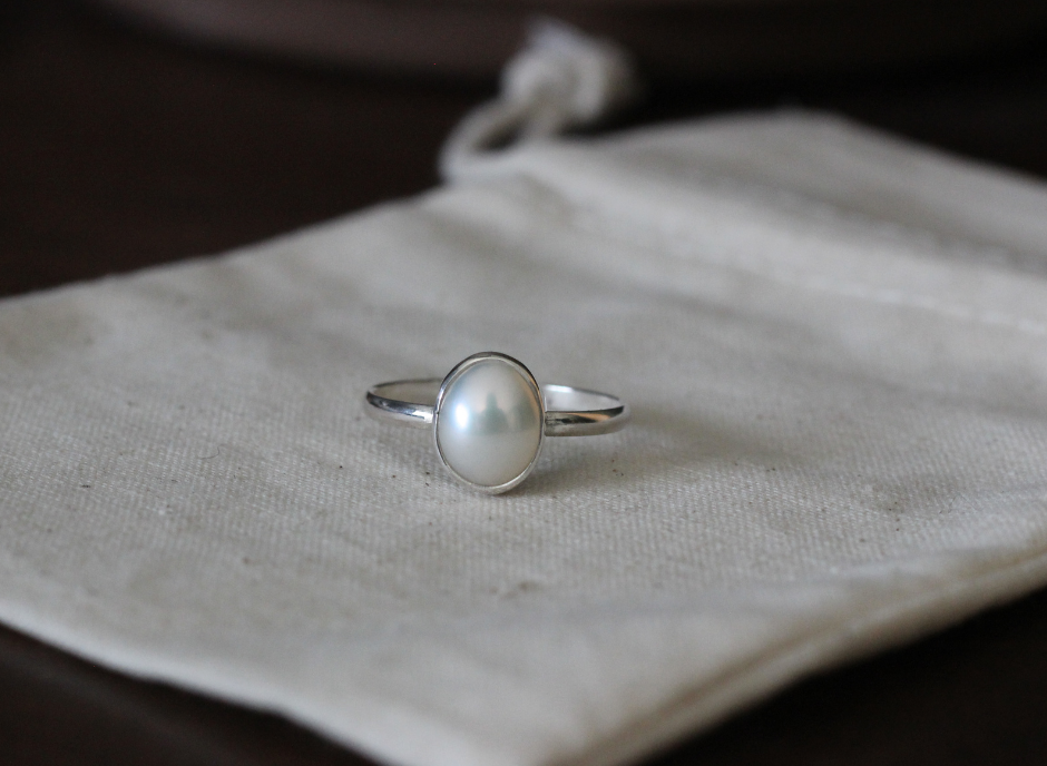 Classic Pearl Ring // Made to Order