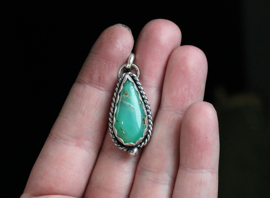 Chrysoprase Pendant