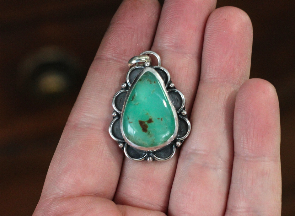 Chrysoprase Pendant