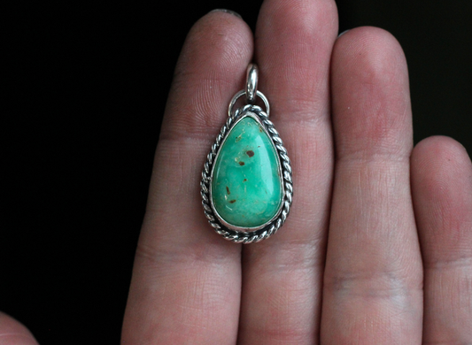 Chrysoprase Pendant