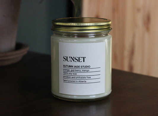 Sunset // Wood Wick Candle