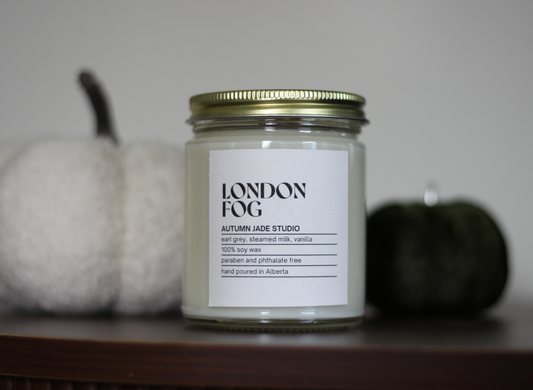 London Fog // Wood Wick Candle