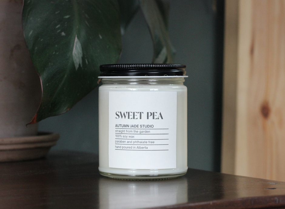 Sweet Pea // Wood Wick Candle
