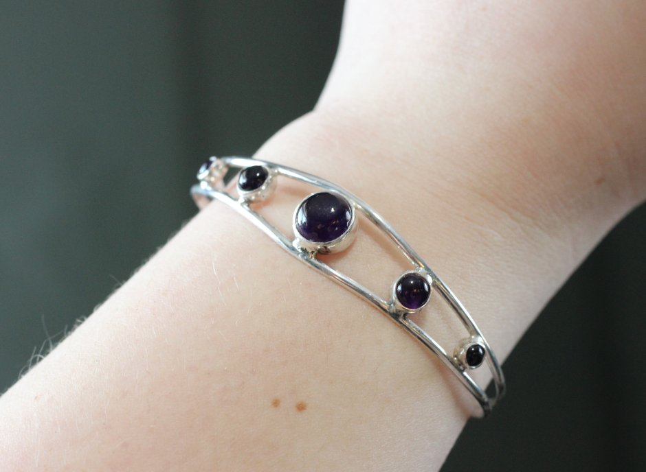 Amethyst Cuff // OOAK