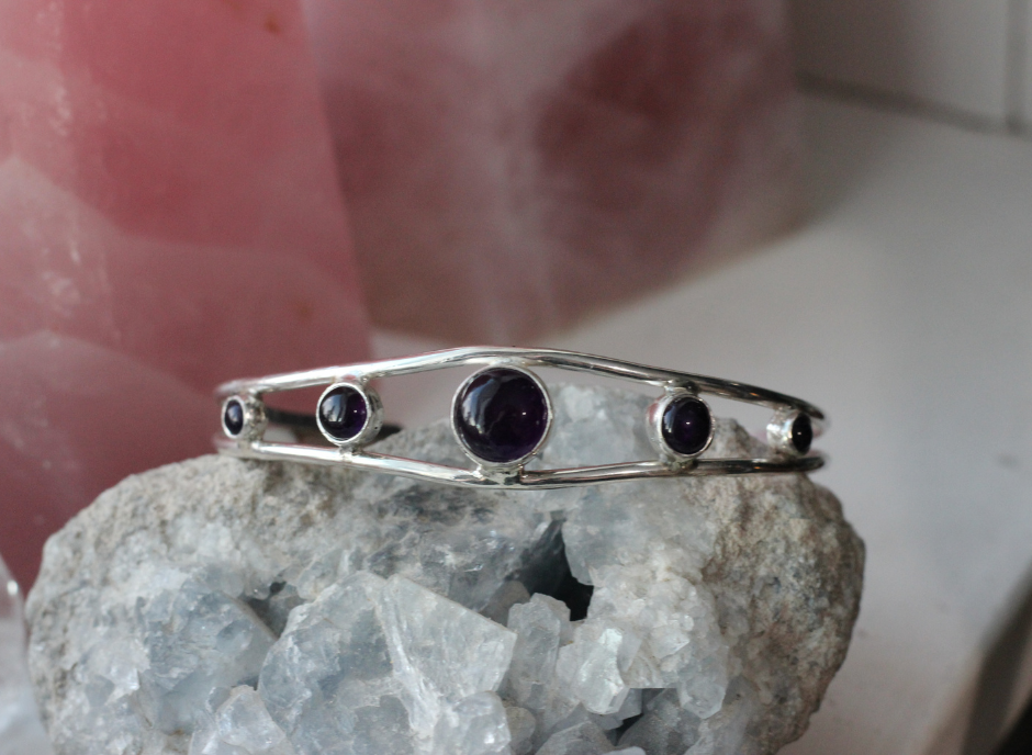 Amethyst Cuff // OOAK