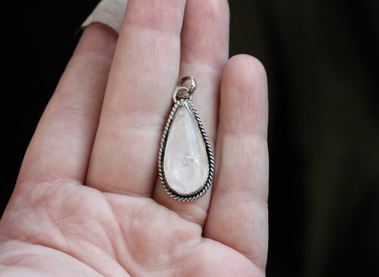 Morganite Pendant // OOAK