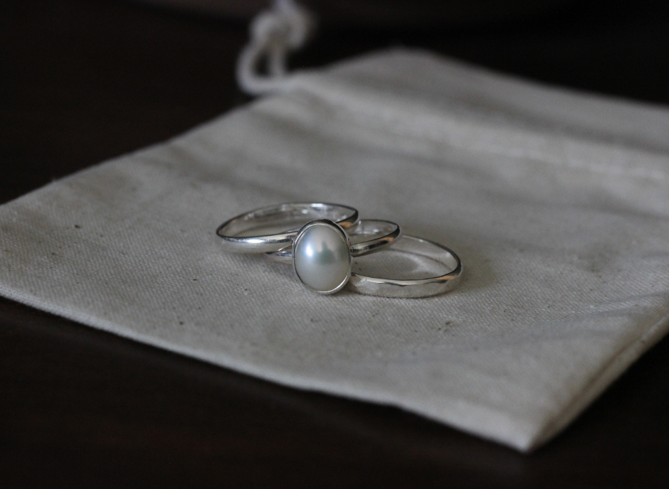 Classic Pearl Ring // Made to Order