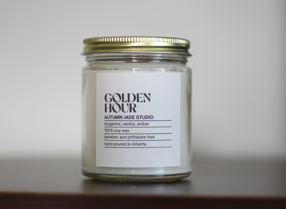 Golden Hour // Wood Wick Candle