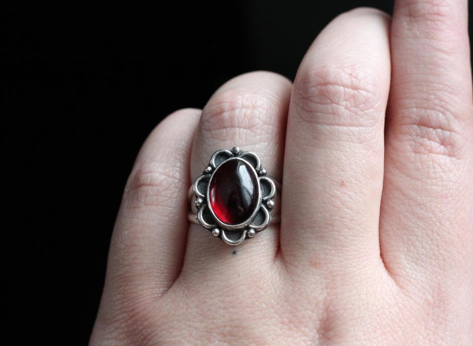 Garnet Ring // Made to Order